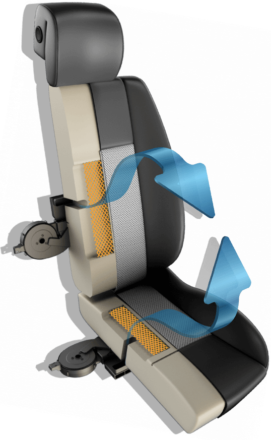 Degreez Seat Heating and Cooling Internal View