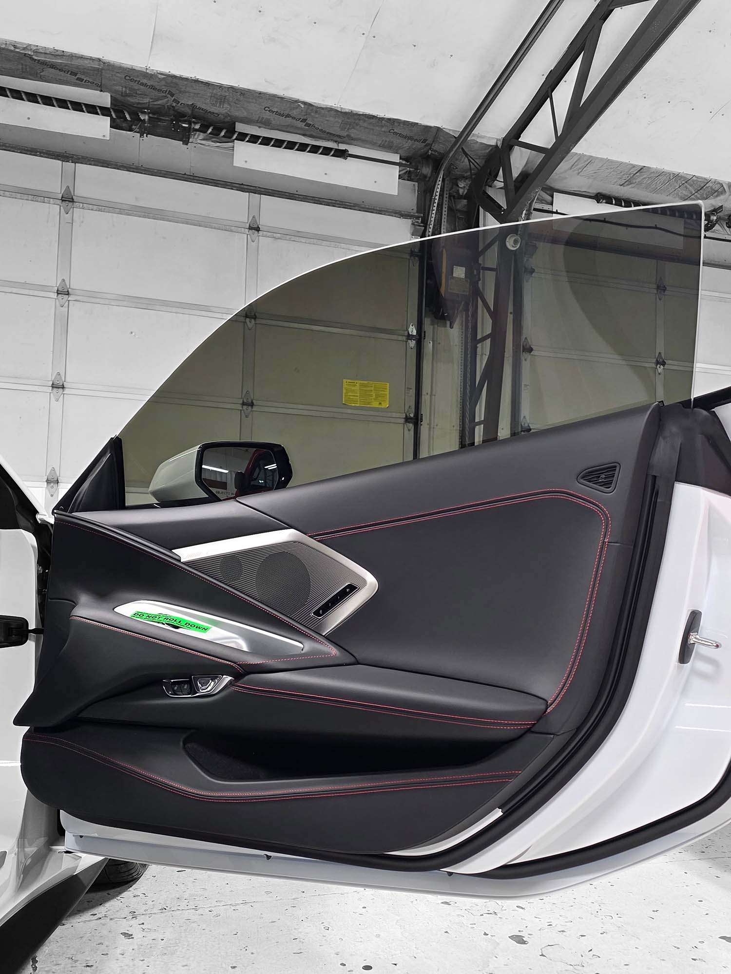 Frameless Window Tint Detail - Expert Shaved Edge Technique