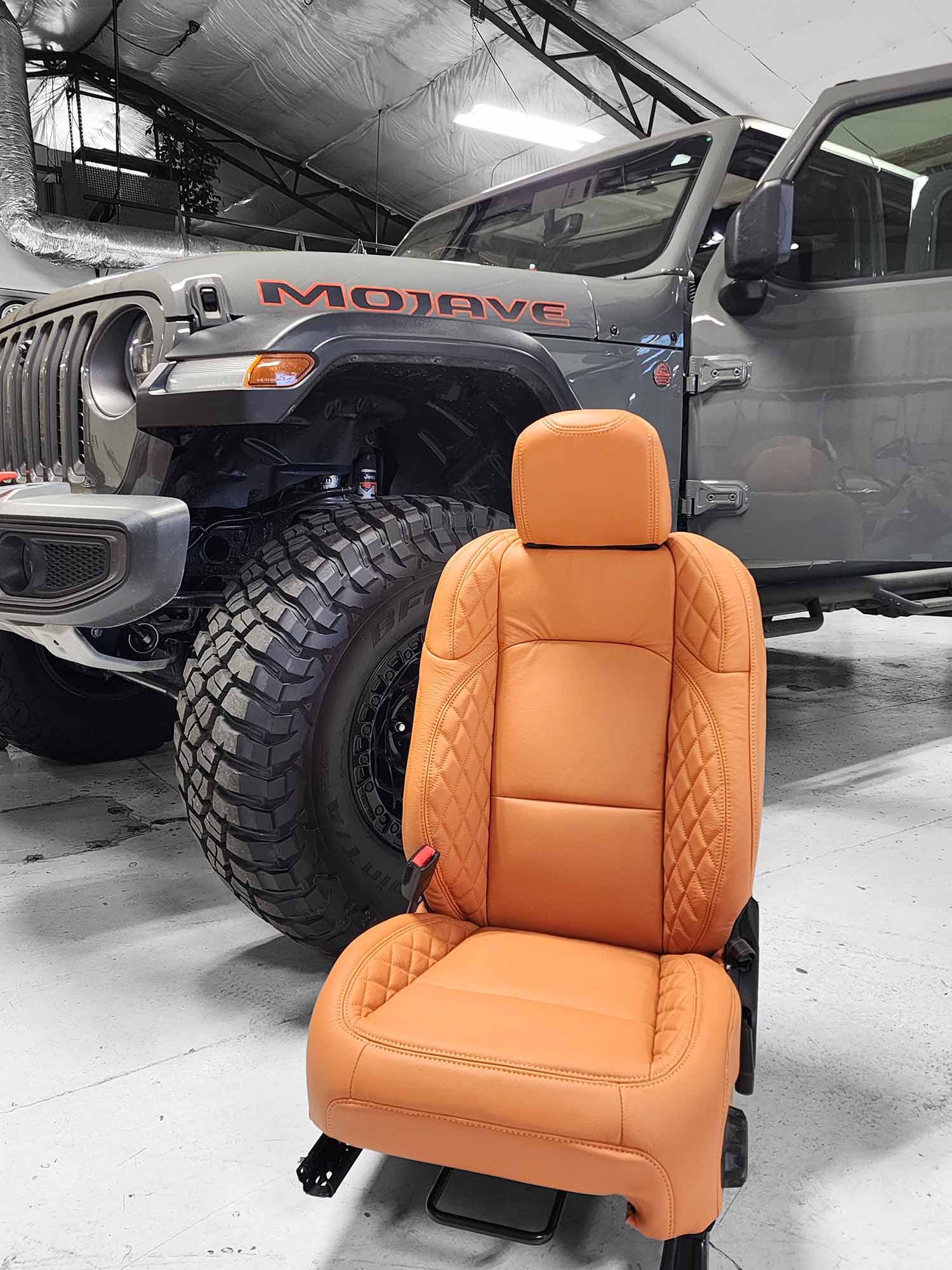 Katzkin TekStitch Leather Orange