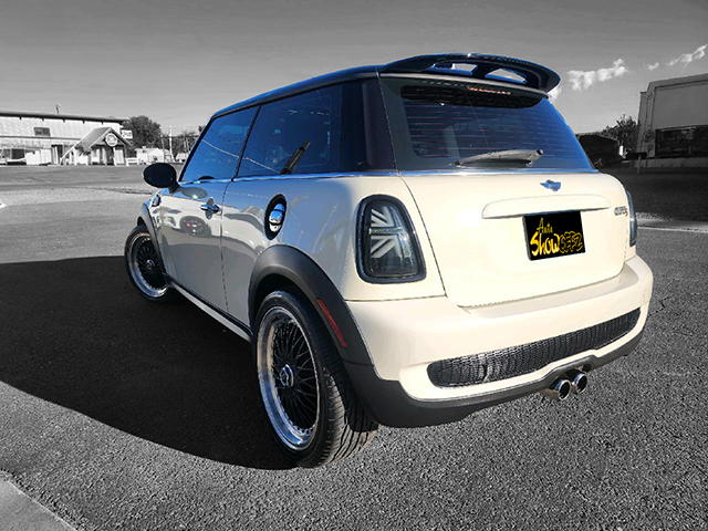 Mini Cooper Union Jack Taillights and Custom Wheels
